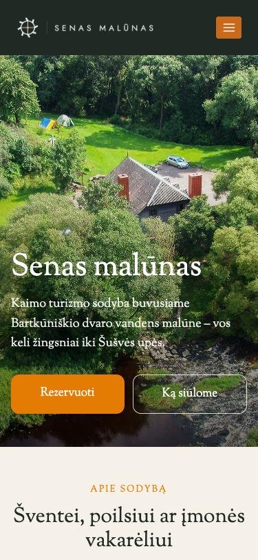 Nauja svetainė telefone